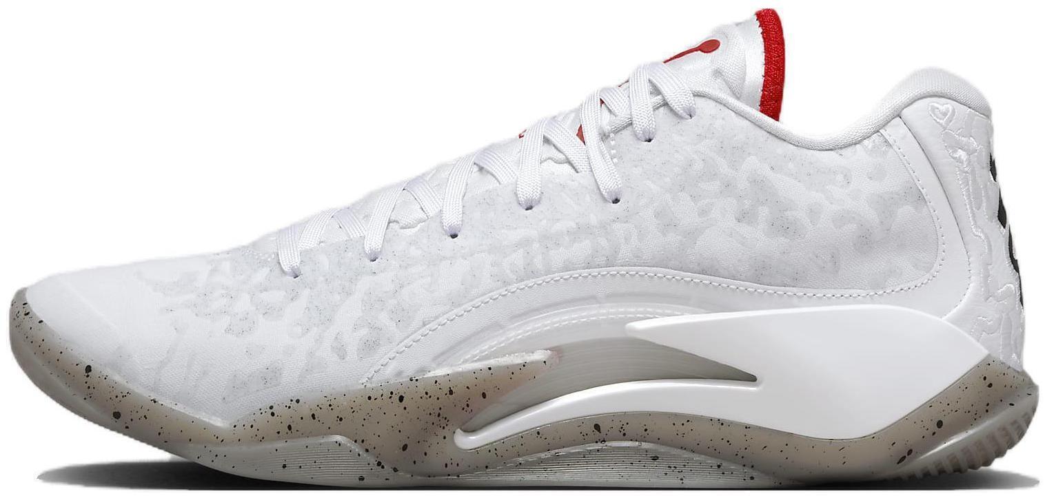 Size 12 - Jordan Zion 3 Fresh Paint White Grey Suede Leather (DR0675-106)