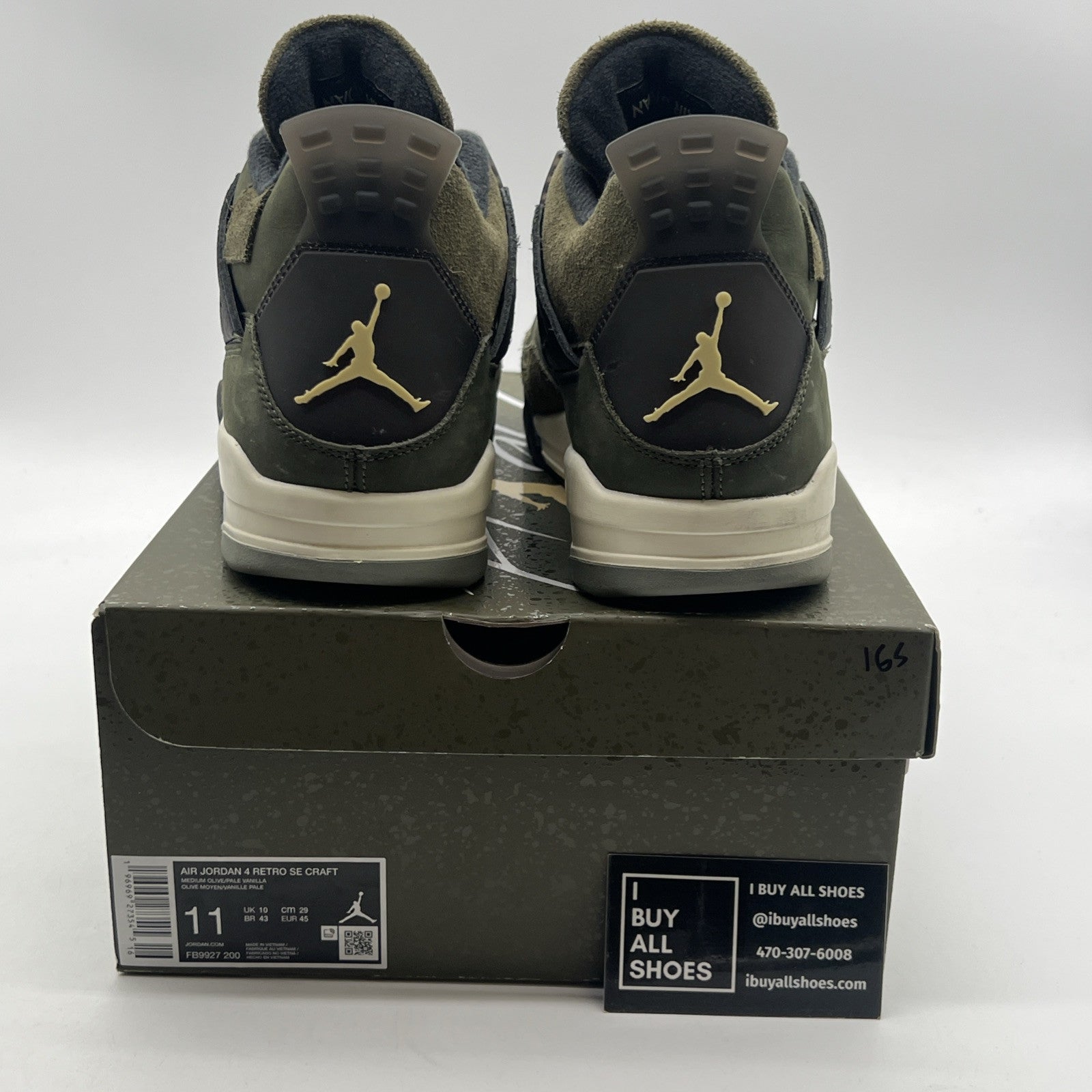 Size 11 - Air Jordan 4 SE Retro Low Craft - Olive (FB9927-200)