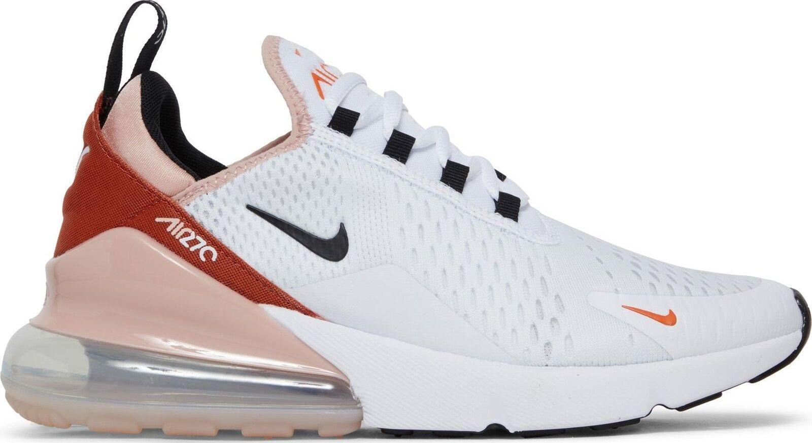 Size 12W - Nike Air Max 270 White Burnt Sunrise (DQ4693-100)