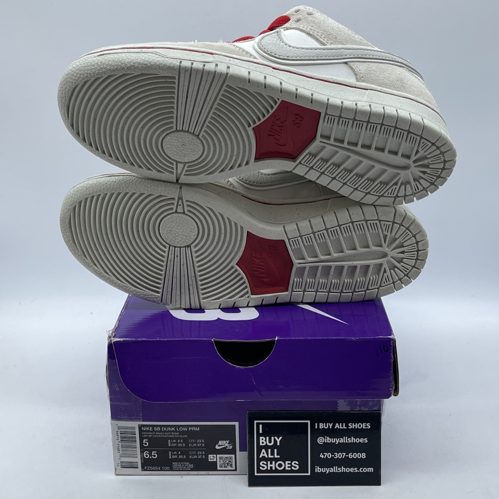 Size 5 - Nike Dunk Premium SB Low City of Love Collection Light Bone (FZ5654-100