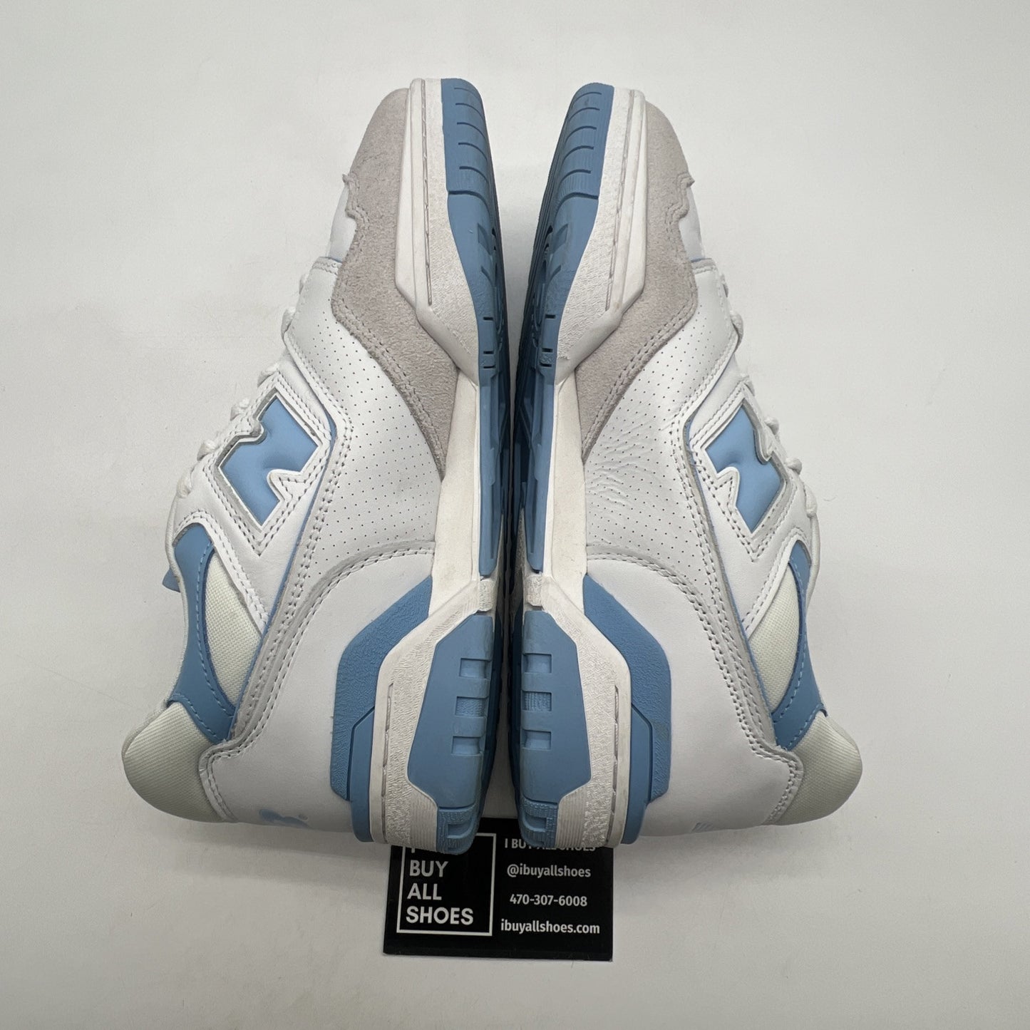 Size 10 - New Balance 550 White Blue Haze (BB550LSB)