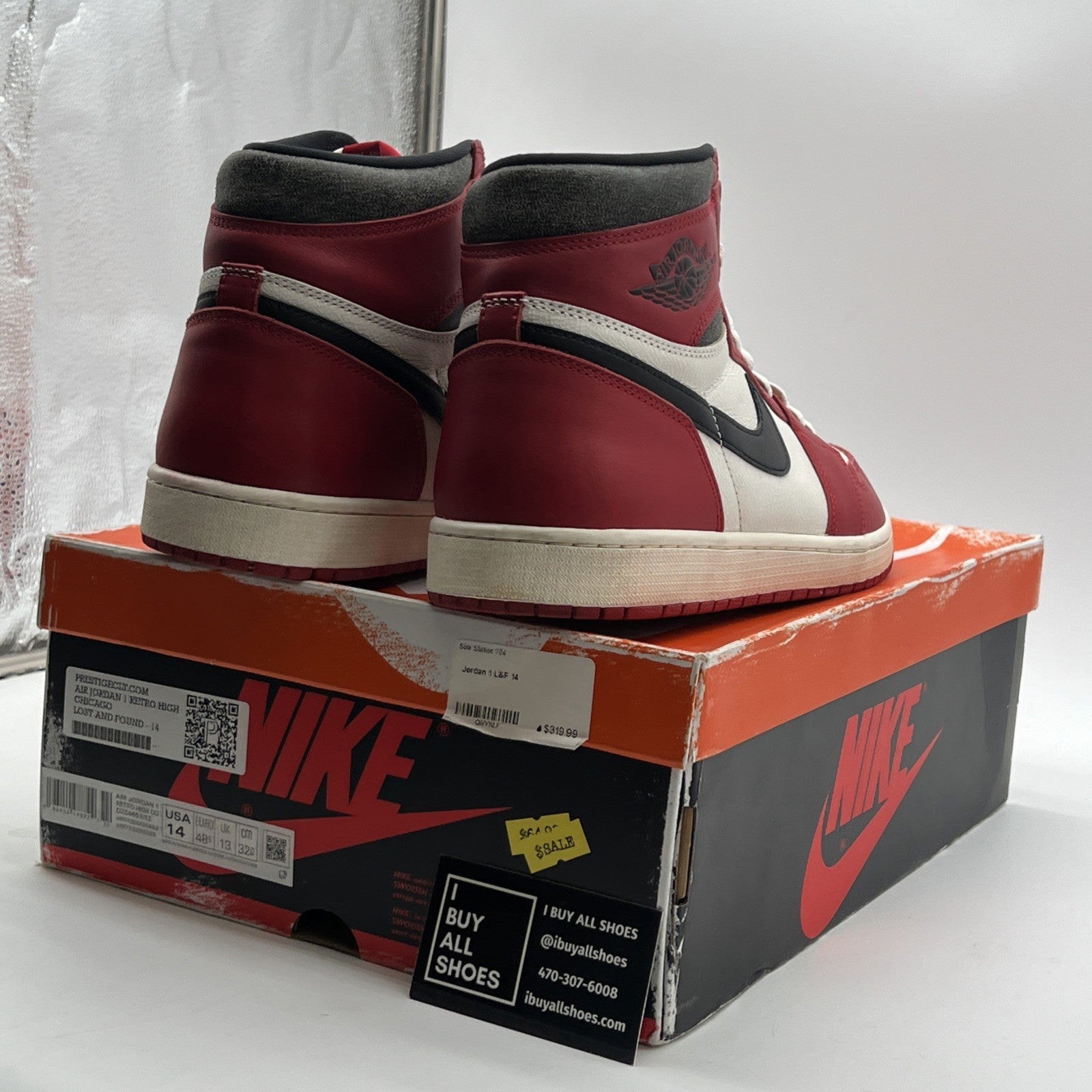 Size 14 - Air Jordan 1 Retro High OG Chicago Reimagined Lost & Found DZ5485-612