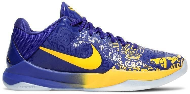 Size 10 - Nike Zoom Kobe 5 Protro 2020 5 Rings Blue Yellow Suede (CD4991400)