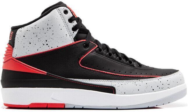 Size 11 - Air Jordan 2 Retro Infrared 23 Black Grey Leather (385475-023)