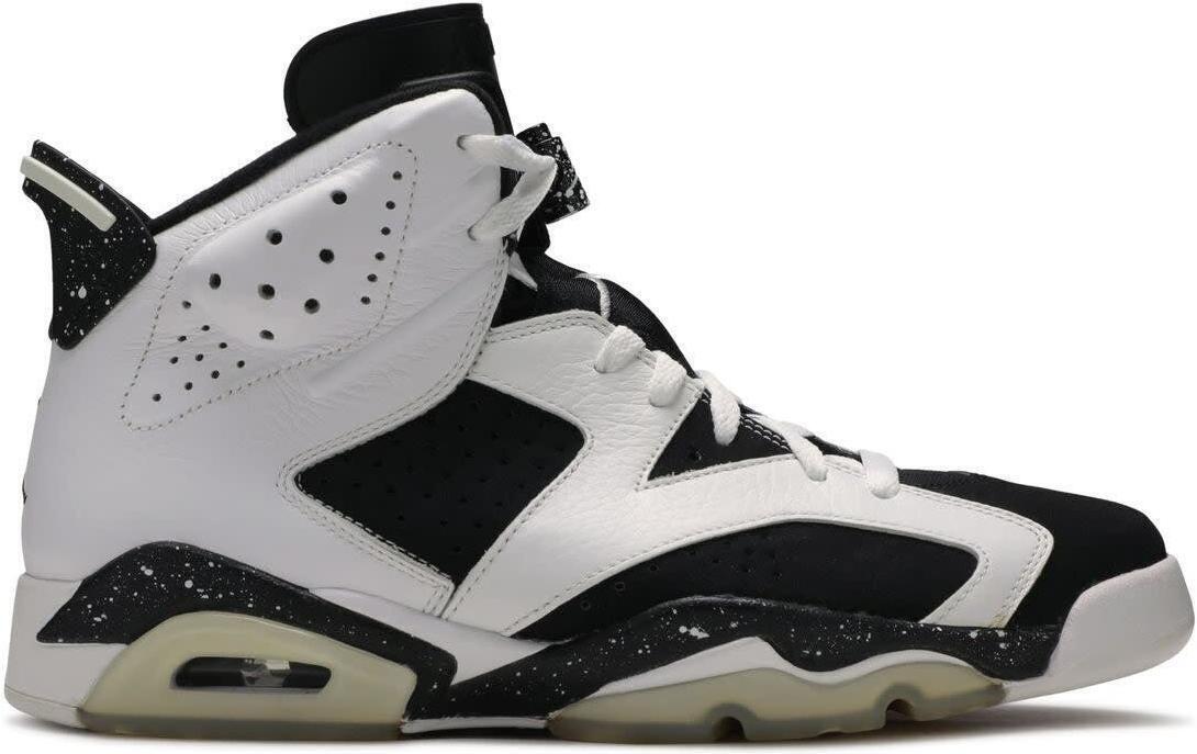 Size 9 - Air Jordan 6 Retro Oreo Black White Suede Leather (384664-101)