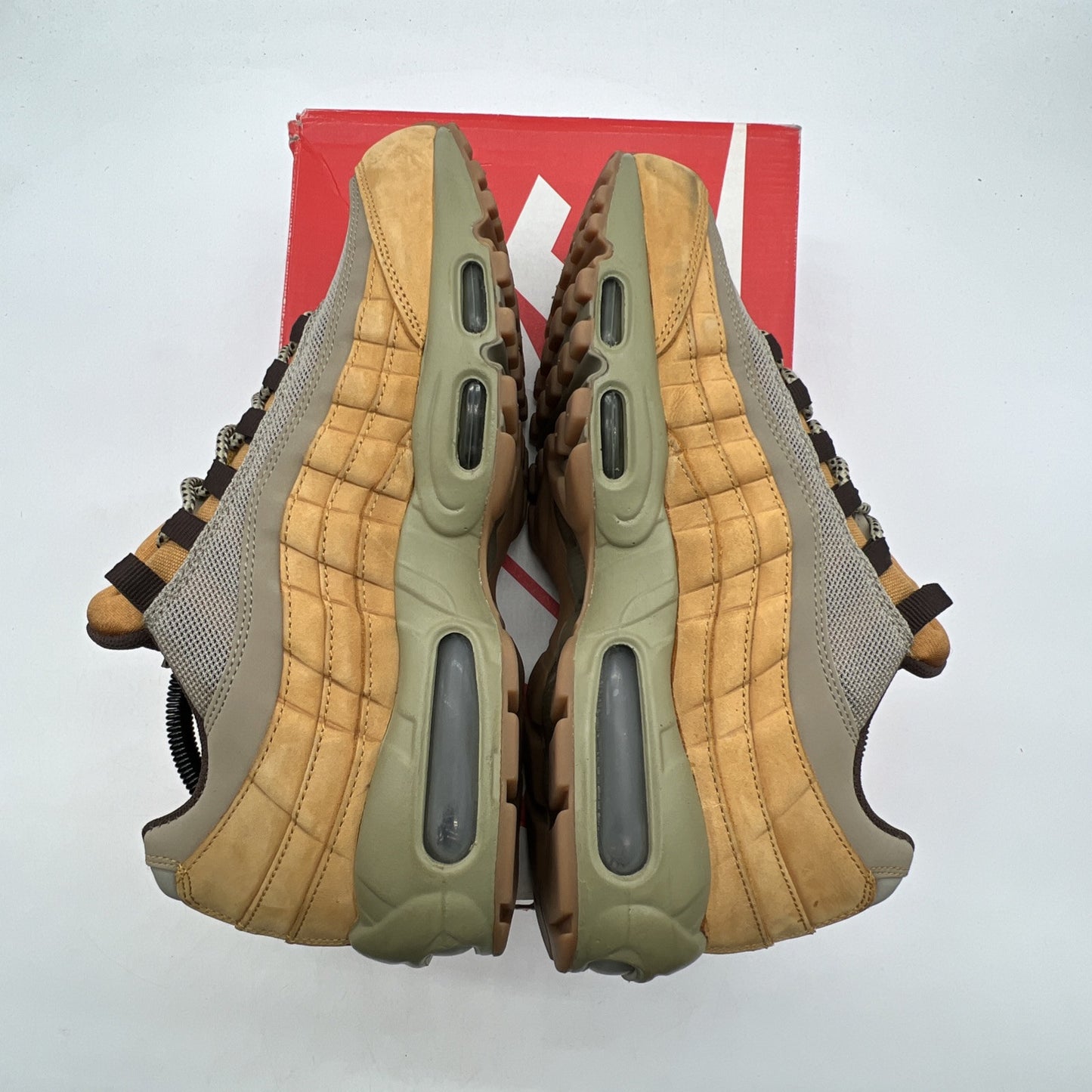 Size 9.5 - Nike Air Max 95 Premium Wheat (538416-700)
