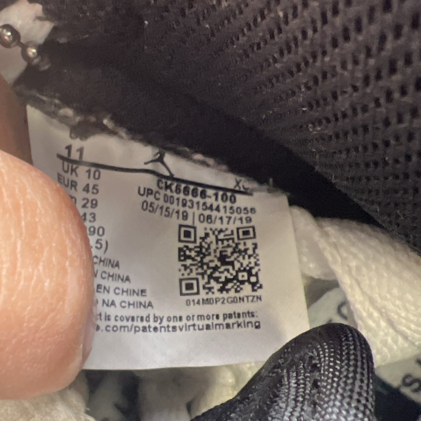 Size 11 - Air Jordan 1 Retro OG High Fearless (CK5666-100)
