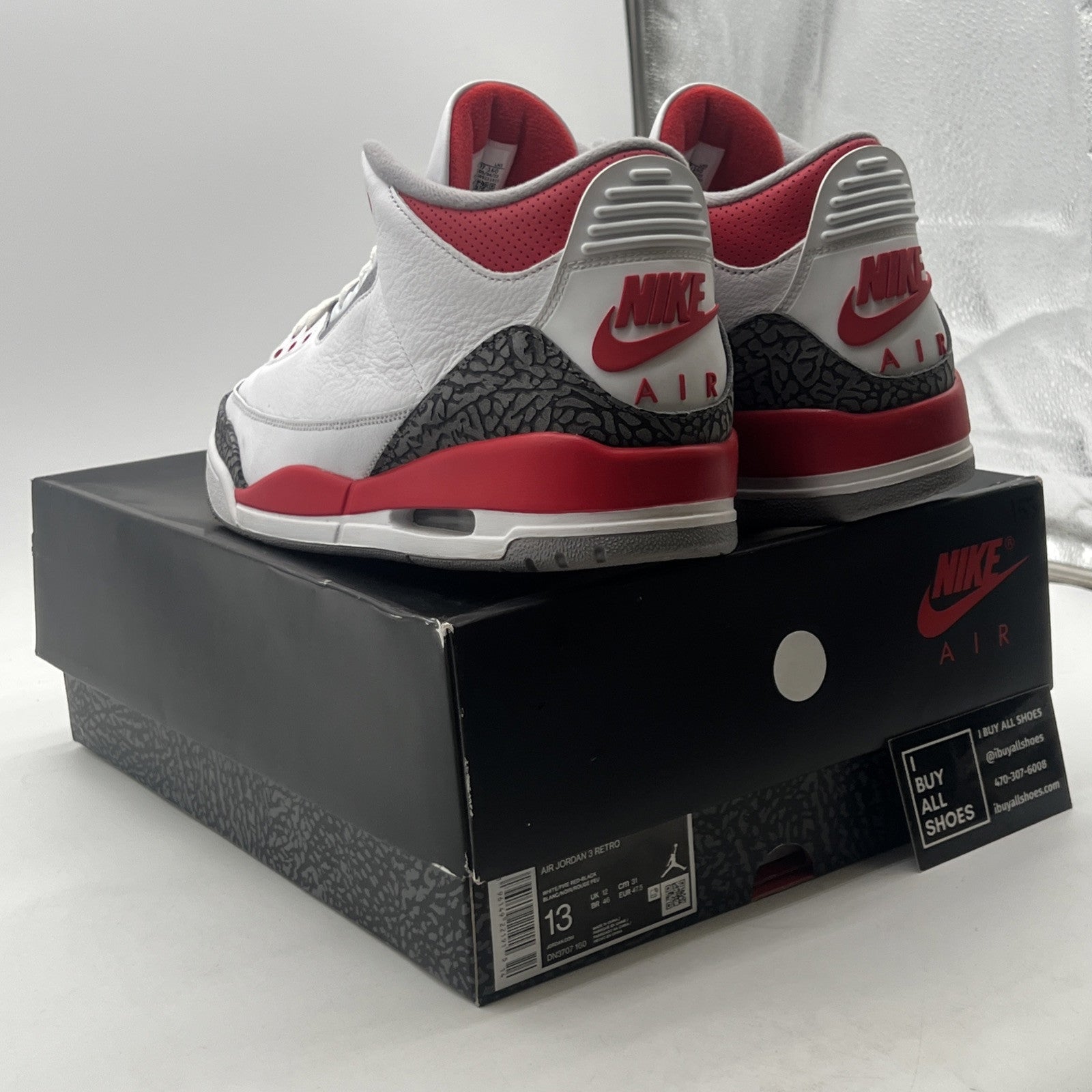 Size 13 - Air Jordan 3 Retro Mid Fire Red (DN3707-160)