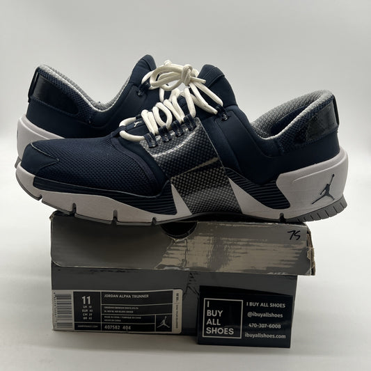 Size 11 - Jordan Alpha Trunner Obsidian (407582-404)