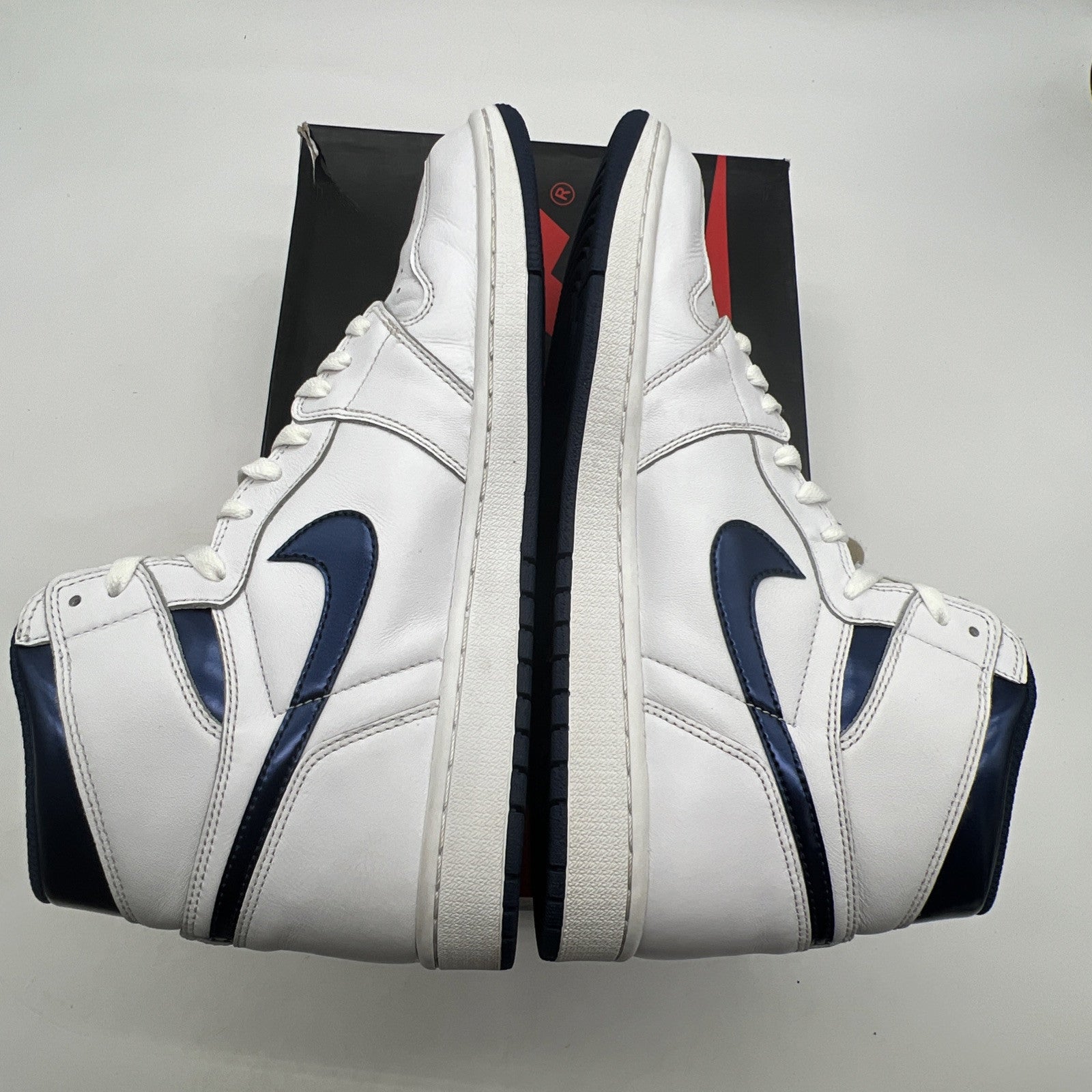 Size 11.5 - Air Jordan 1 Retro OG High Metallic Navy (555088-106)