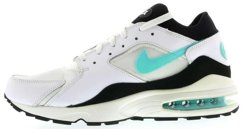 Size 13 - Nike Air Max 93 Dusty Cactus White Black Suede Leather (306551-103)