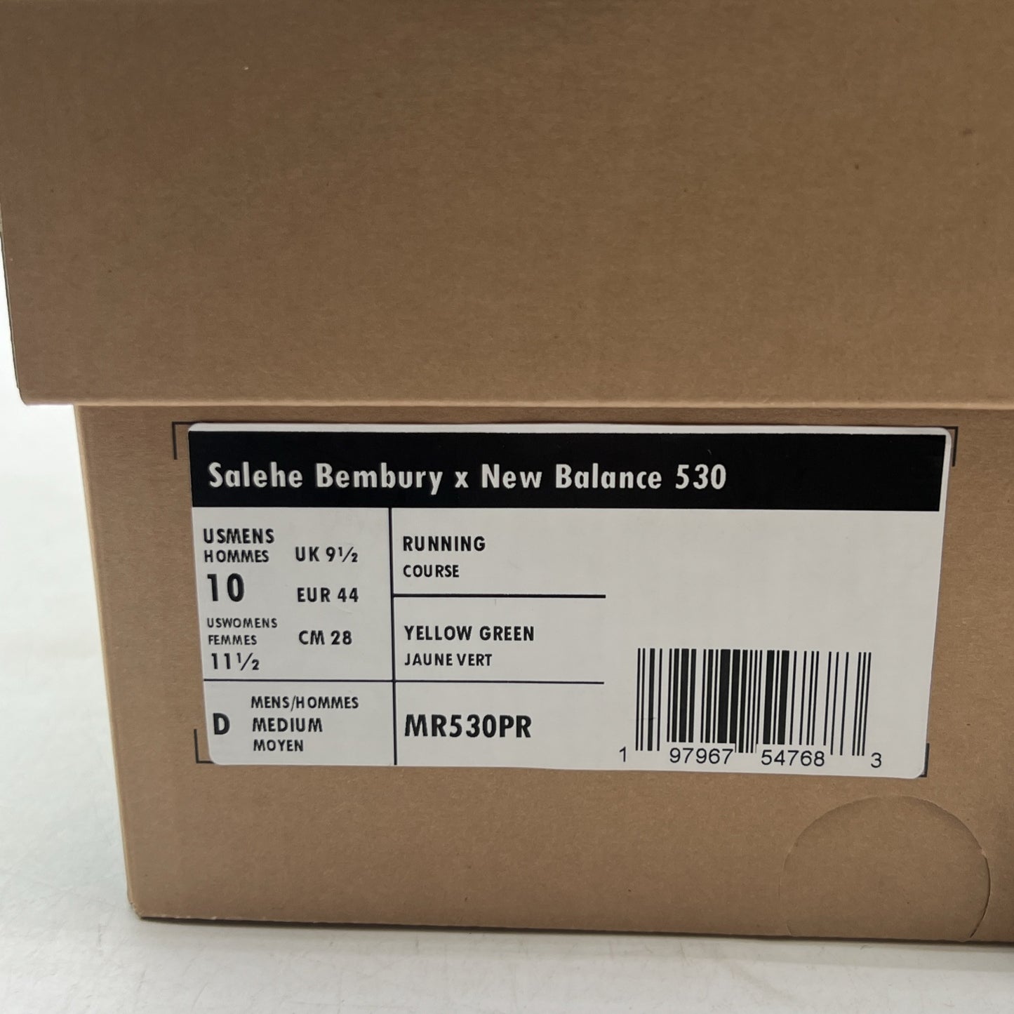 Size 10 - New Balance Salehe Bembury x 530 Prosperity Be The Prize (MR530PR)