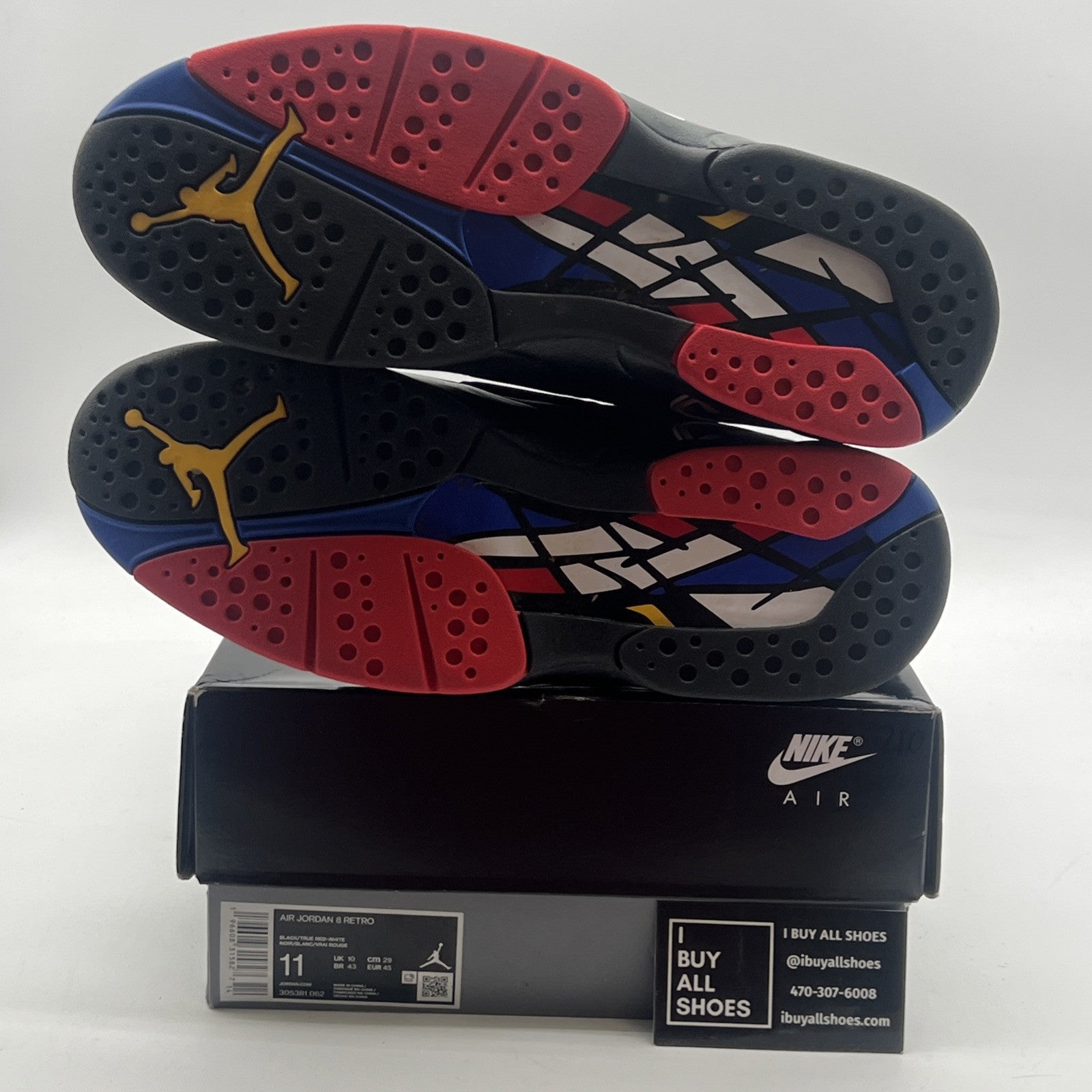 Size 11 - Air Jordan 8 Retro Mid Playoff (305381-062)