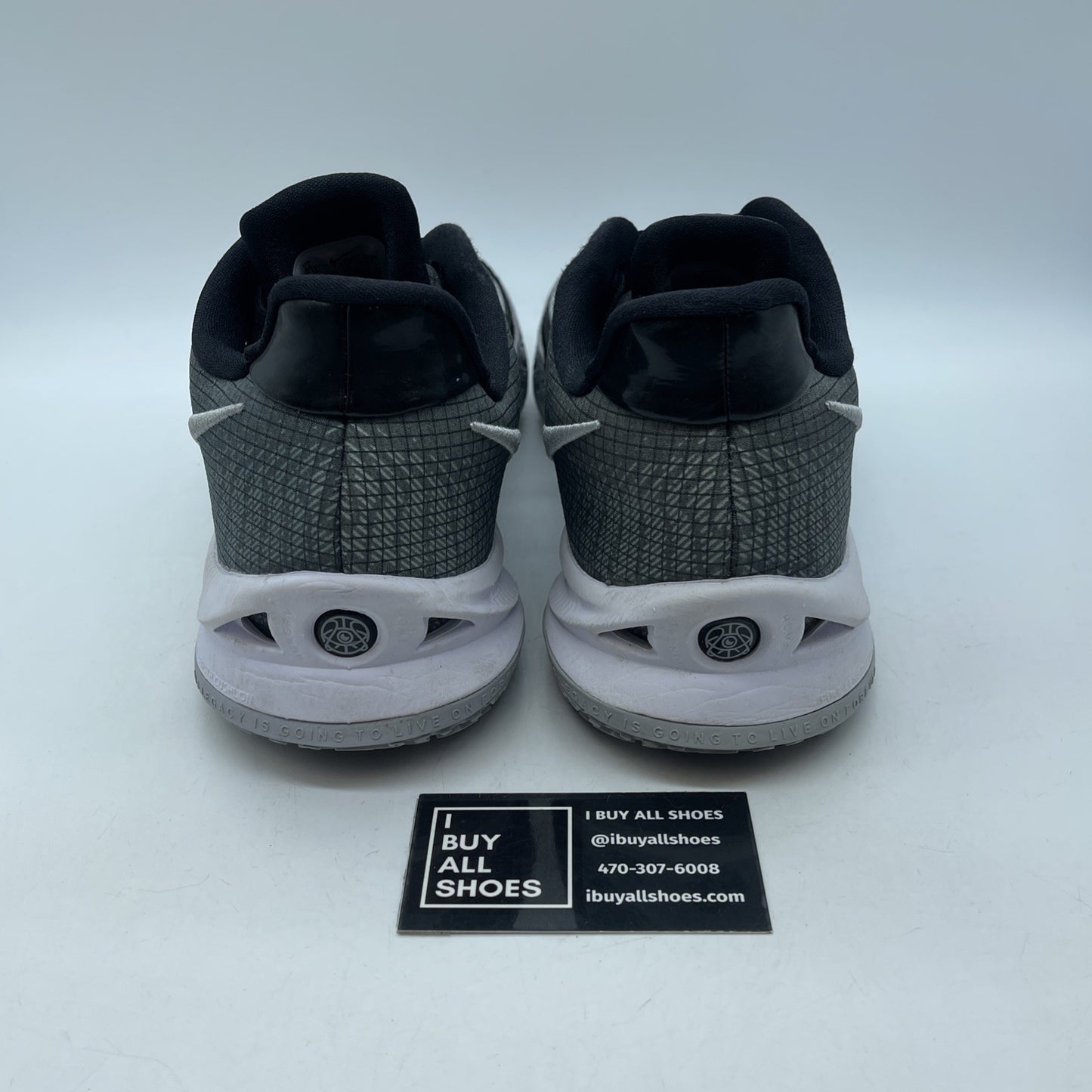 Size 12 - Nike Kyrie 4 TB Low Black Wolf Grey Suede Leather (DA7803-003)