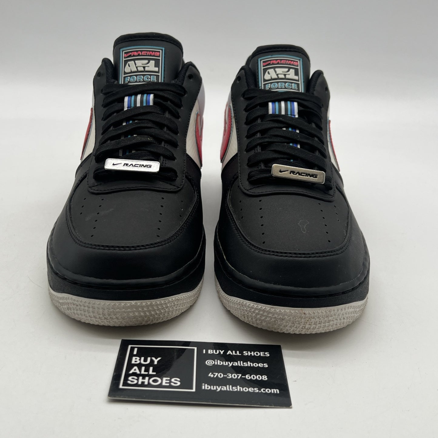 Size 9.5 - Nike Air Force 1 '07 QS Low Motorsport (AH8462-004)