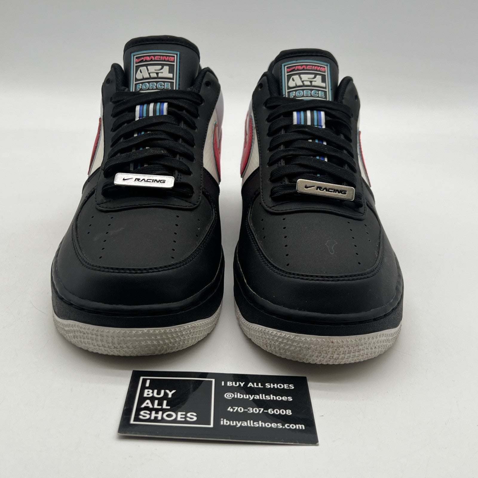 Size 9.5 - Nike Air Force 1 '07 QS Low Motorsport (AH8462-004)