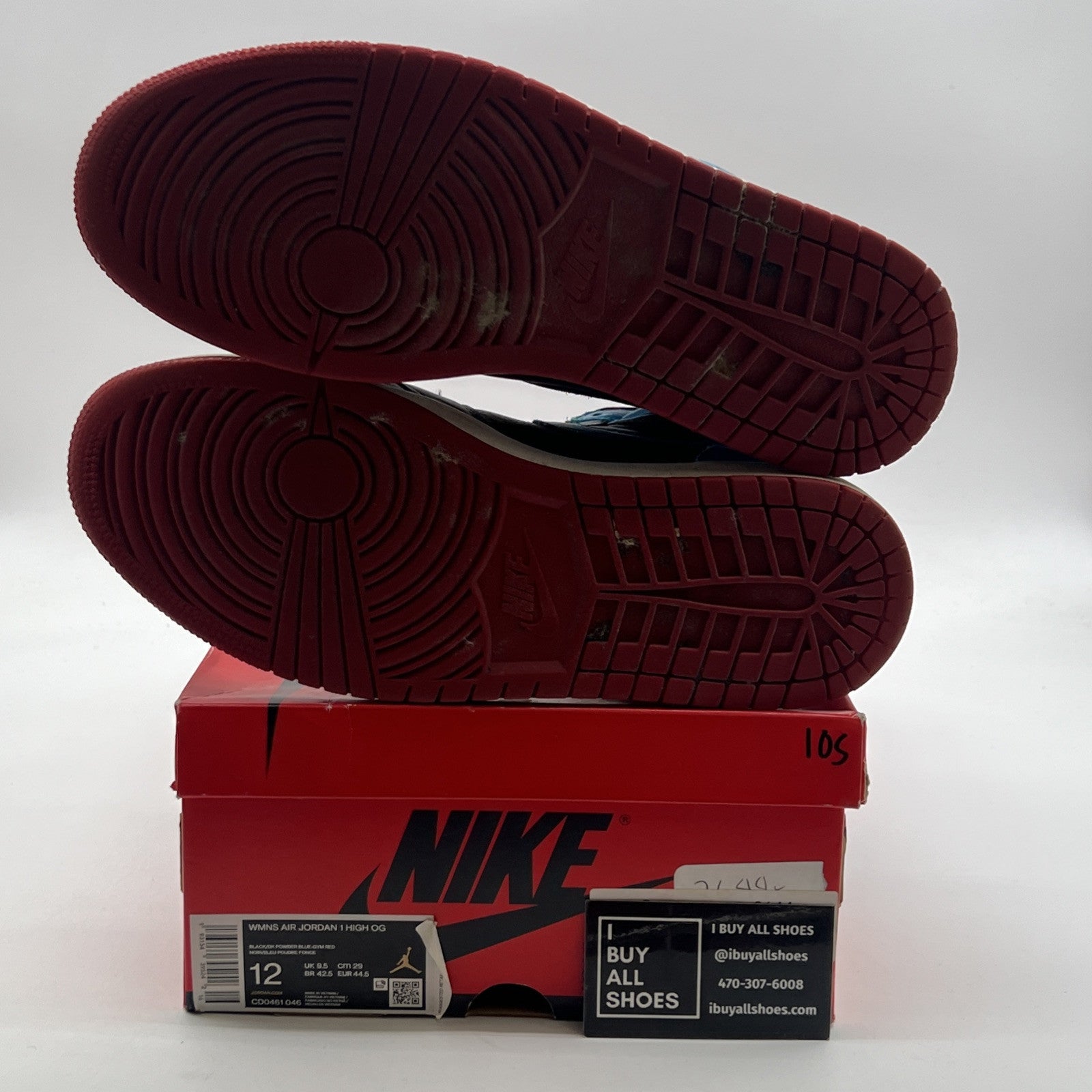 Size 12 - Air Jordan 1 High OG UNC To Chicago 2020 (CD0461-046)