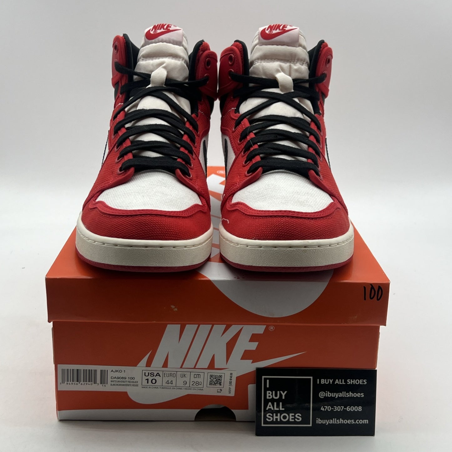 Size 10 - Nike Air Jordan 1 KO 2021 Chicago (DA9089-100)