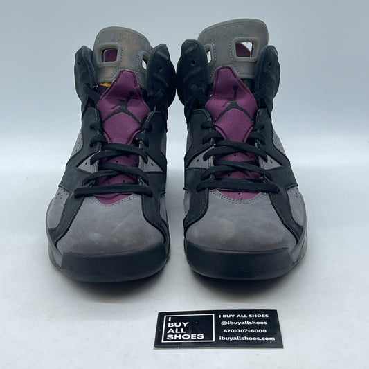 Size 10 - Jordan 6 Bordeaux Black Grey Suede (CT8529-063)