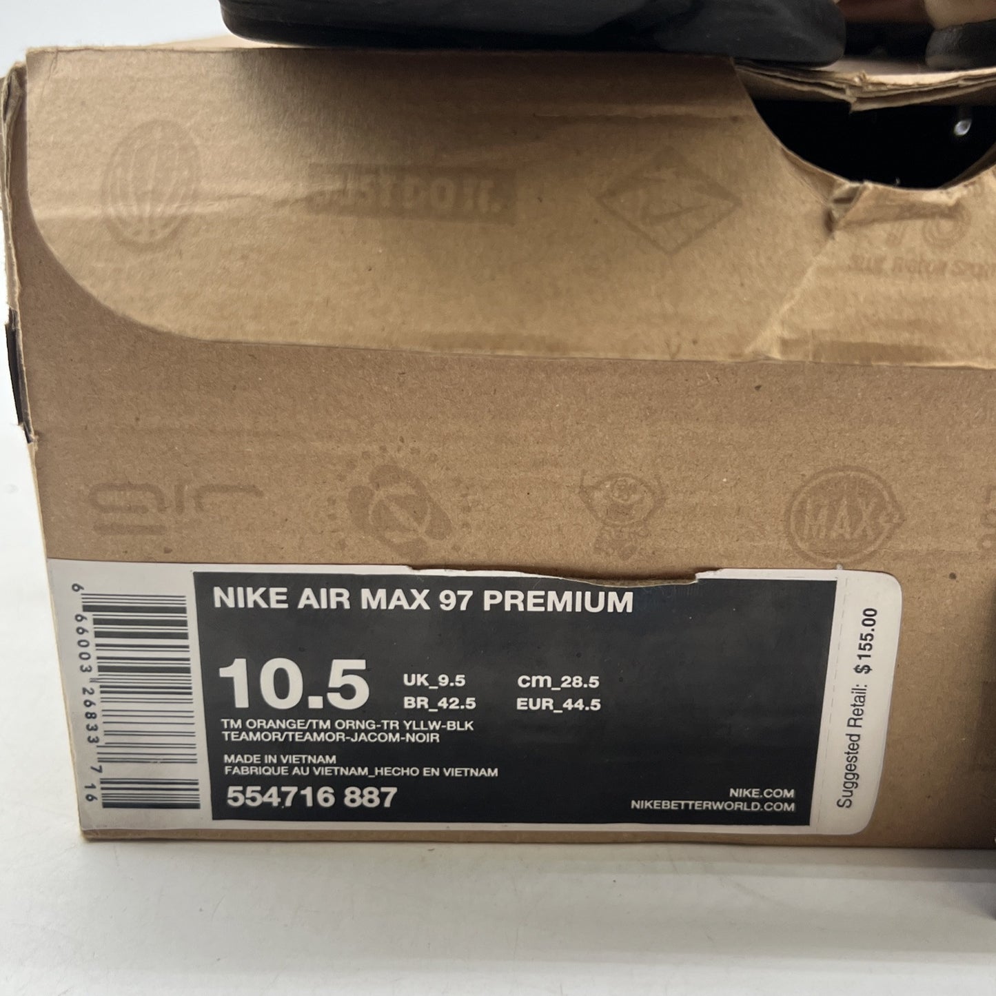 Size 10.5 - Nike Air Max 97 EM Sunset (554716-887)
