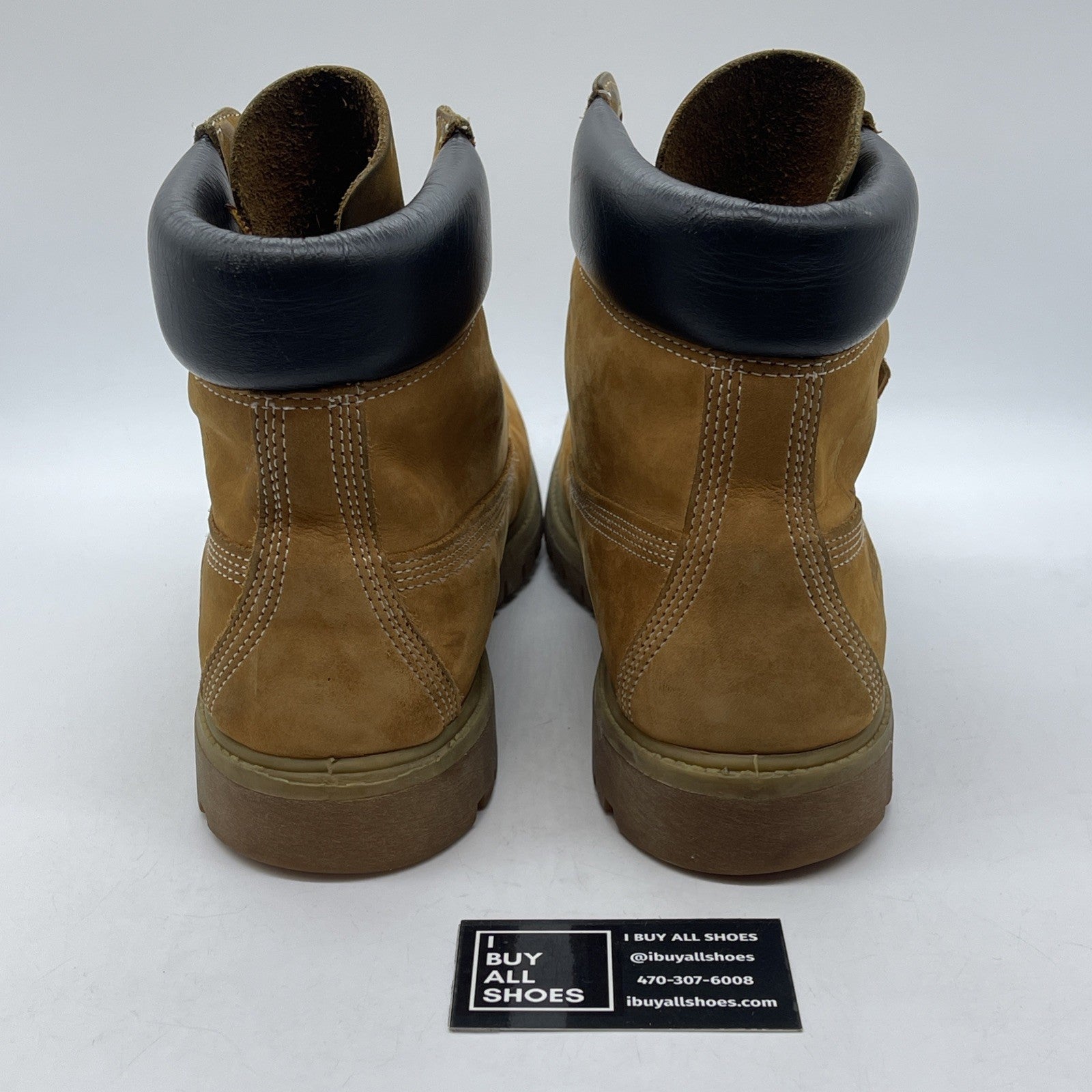 Size 11.5 - Timberland 6 Inch Basic Waterproof Boots Wheat Nubuck