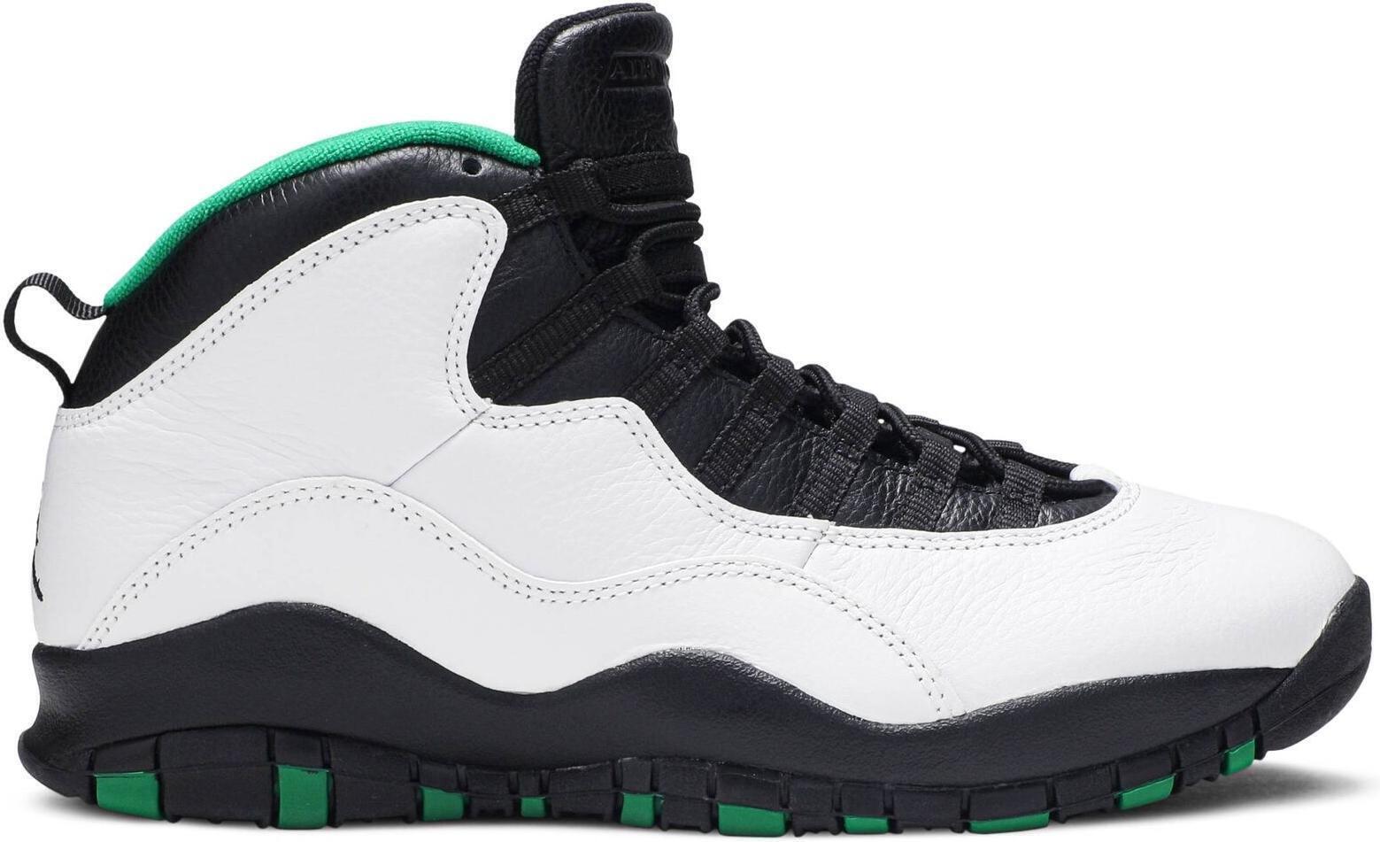 Size 11 - Air Jordan 10 Retro 2019 Seattle White Green Leather (310805-137)