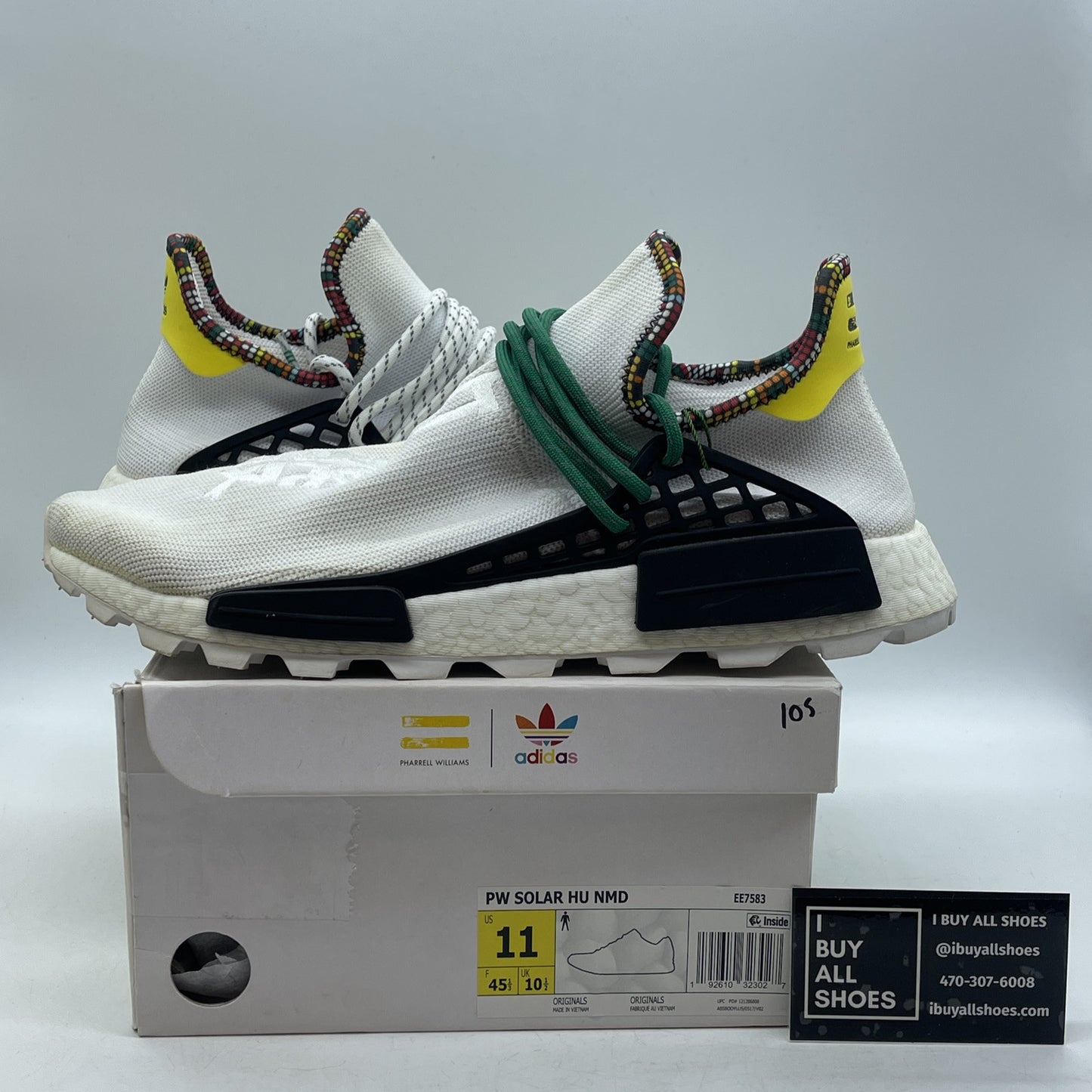 Size 11 - adidas Pharrell x NMD Human Race Inspiration Pack Suede (EE7583)