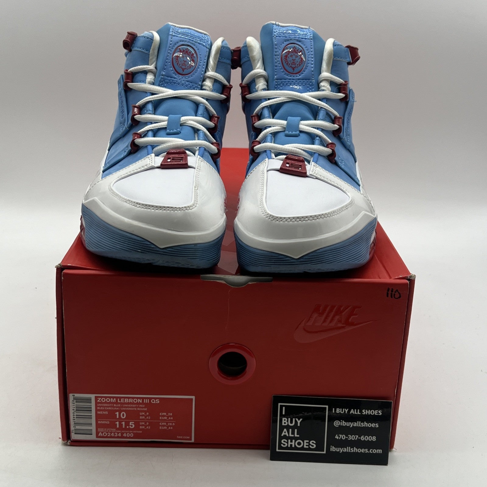 Size 10 - Nike Zoom LeBron 3 Houston Oilers (AO2434-400)