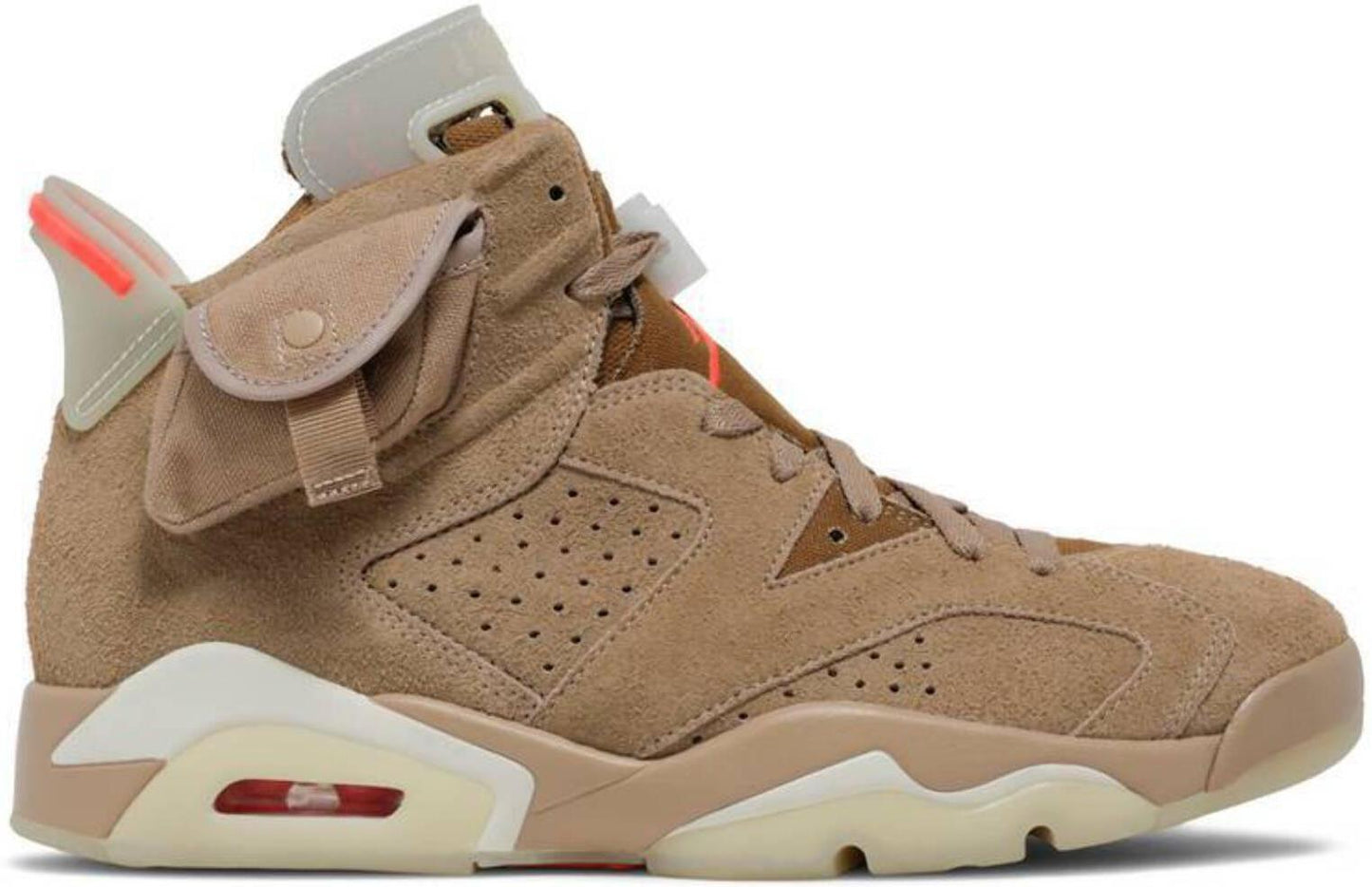 Size 9 - Air Jordan 6 Retro x Travis Scott Mid British Khaki (DH0690-200)