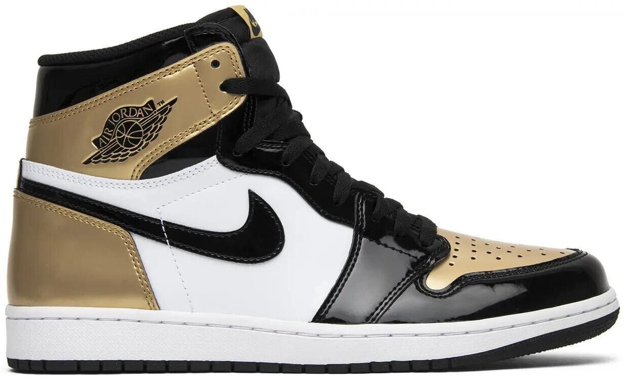 Size 9 - Air Jordan 1 Retro OG NRG High Gold Toe (861428-007)