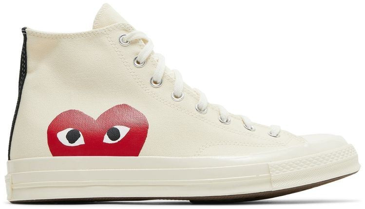 Size 8 - Converse Comme des Garçons Play x Chuck 70 High Milk (150205C)