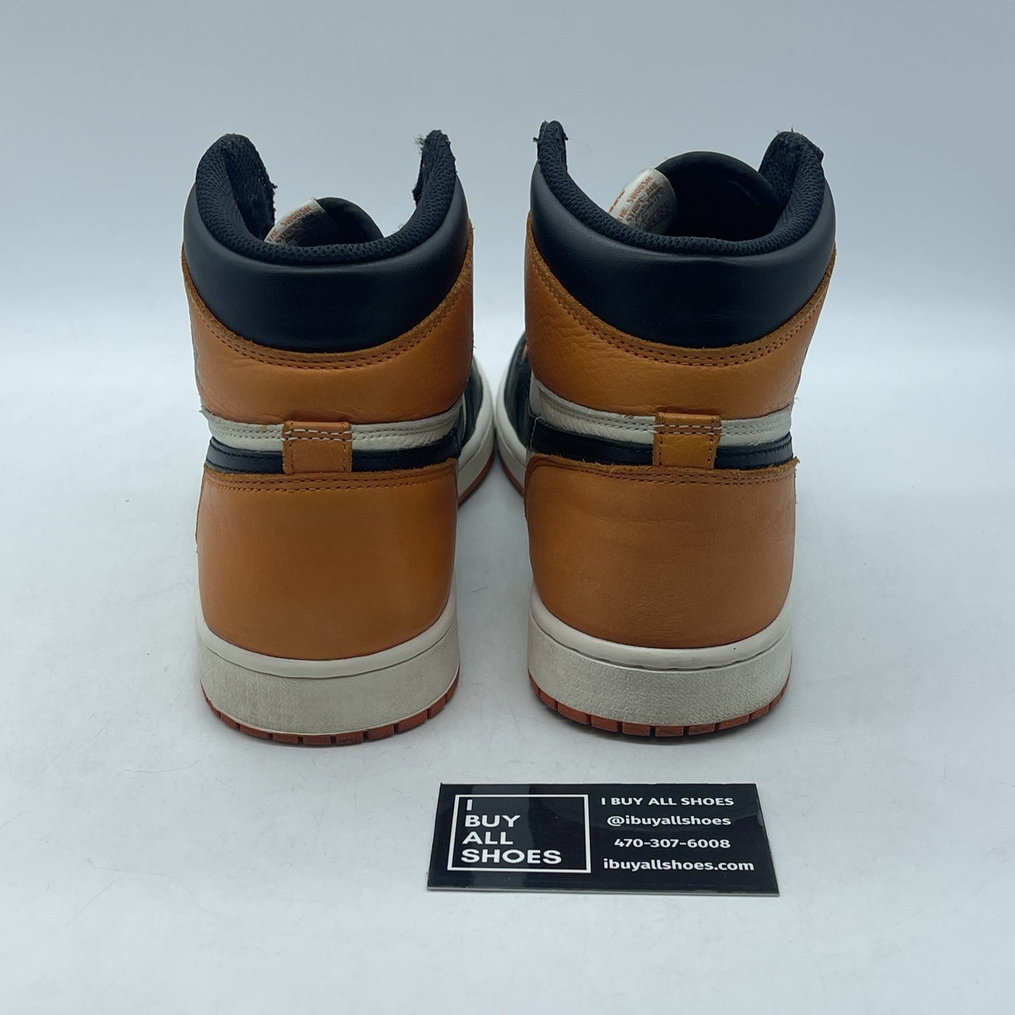 Size 10 - Jordan 1 Retro OG High Shattered Backboard Yellow Leather (555088-005)
