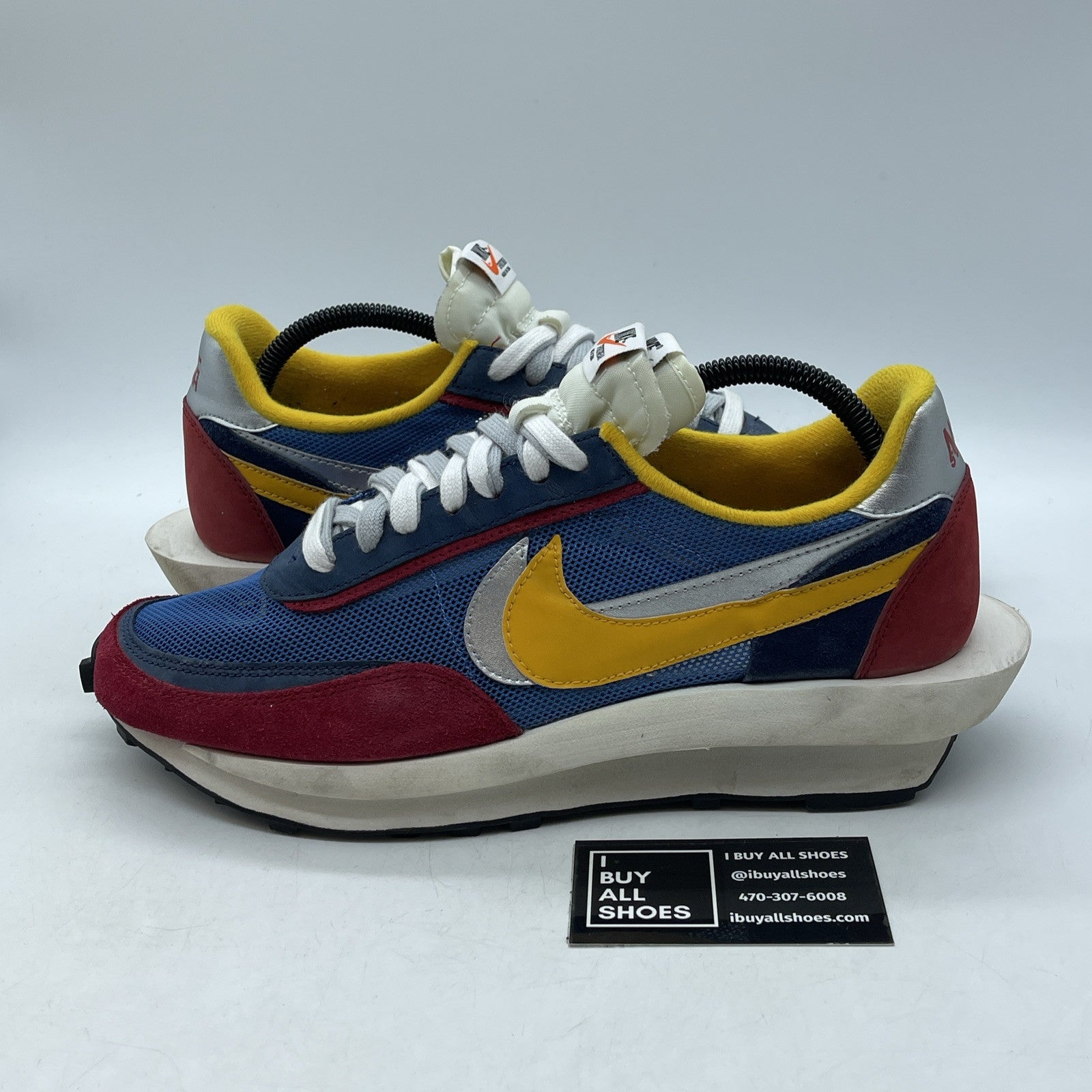 Size 10 - Nike sacai x LDWaffle Varsity Blue Suede Leather (BV0073-400)