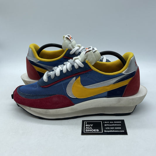 Size 10 - Nike sacai x LDWaffle Varsity Blue Suede Leather (BV0073-400)