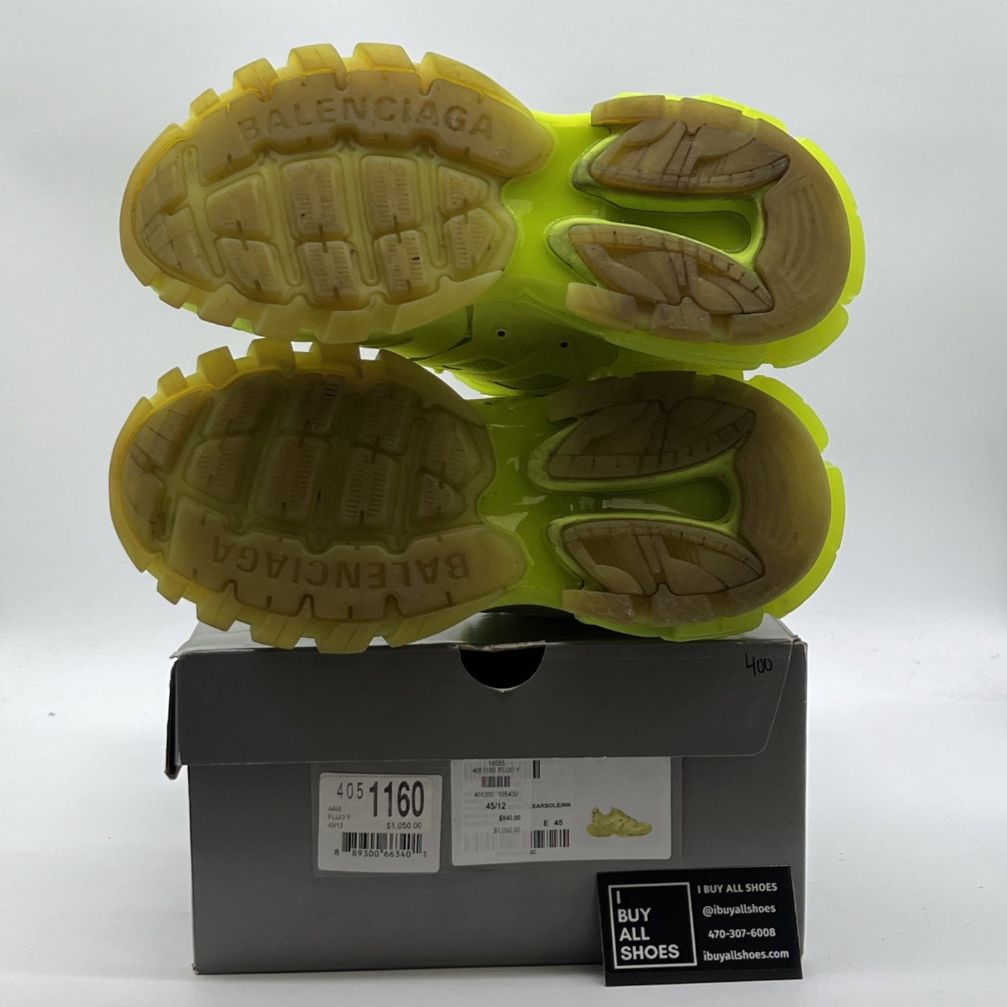 Size 12 - Balenciaga Track Sneakers Flourescent Yellow