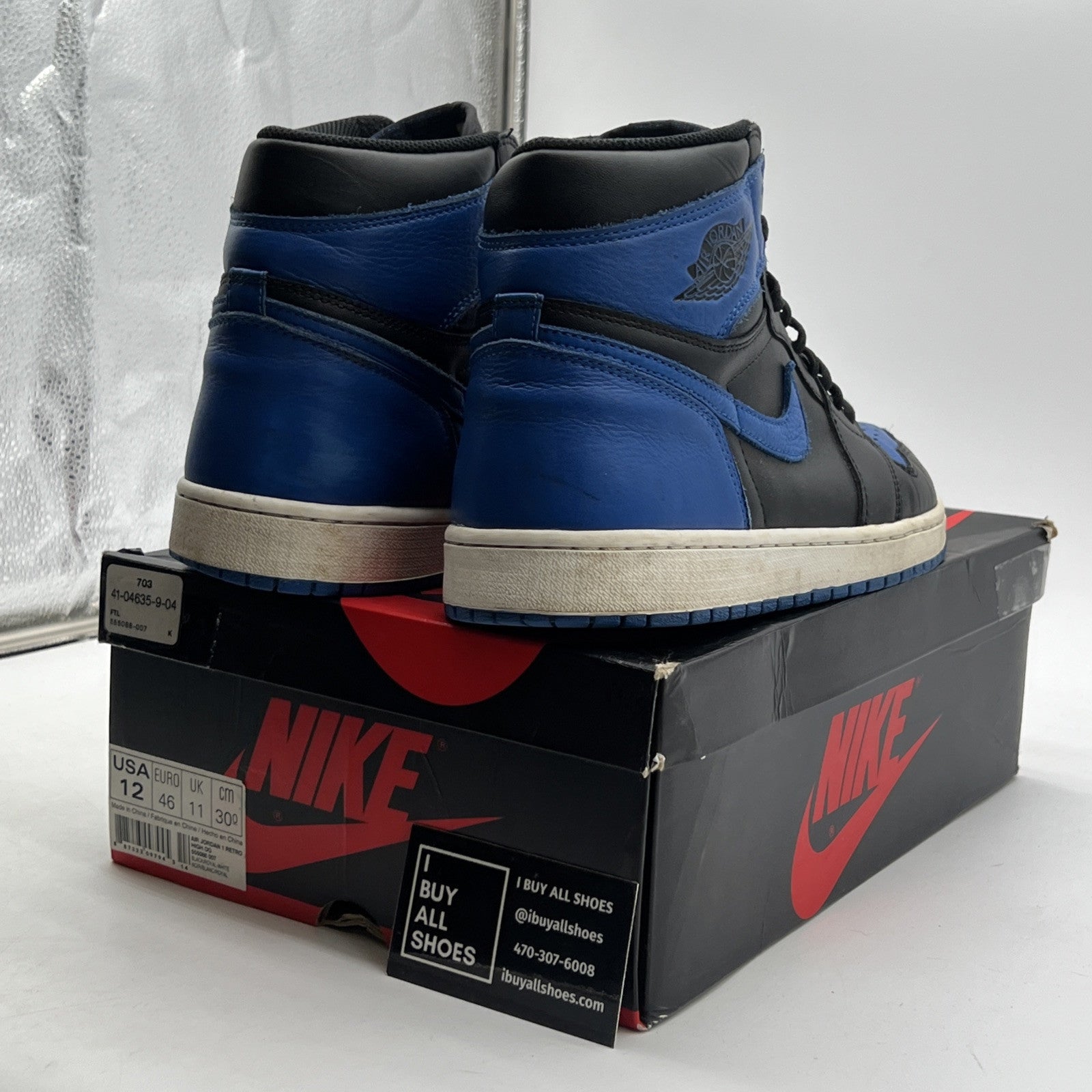 Size 12 - Air Jordan 1 Retro OG High Royal (555088-007)
