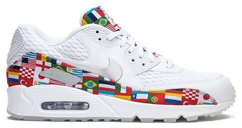 Size 10.5 - Nike Air Max 90 International Flag Suede Leather (AO5119-100)