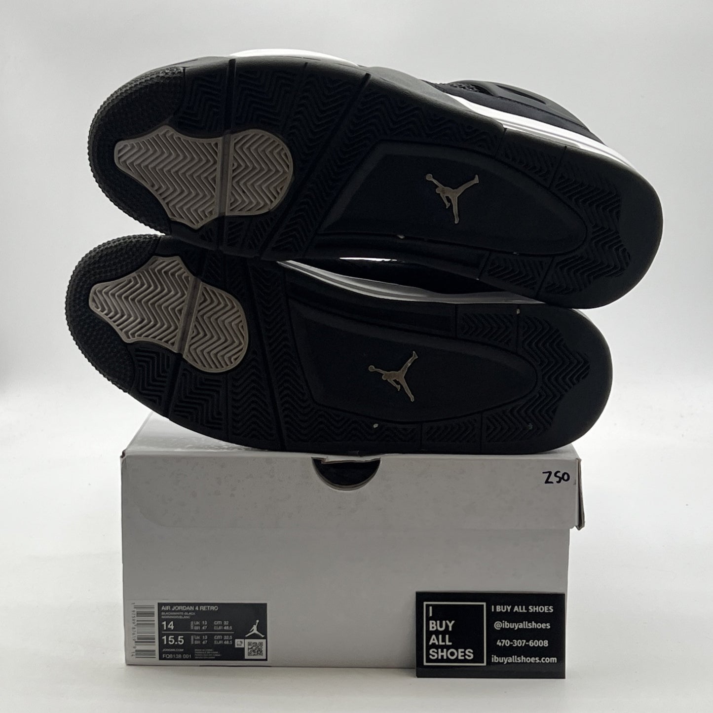 Size 14 - Air Jordan 4 Retro White Thunder (FQ8138-001)