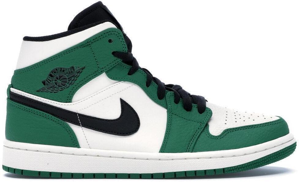 Size 10 - Air Jordan 1 Mid Pine Green (852542-301)
