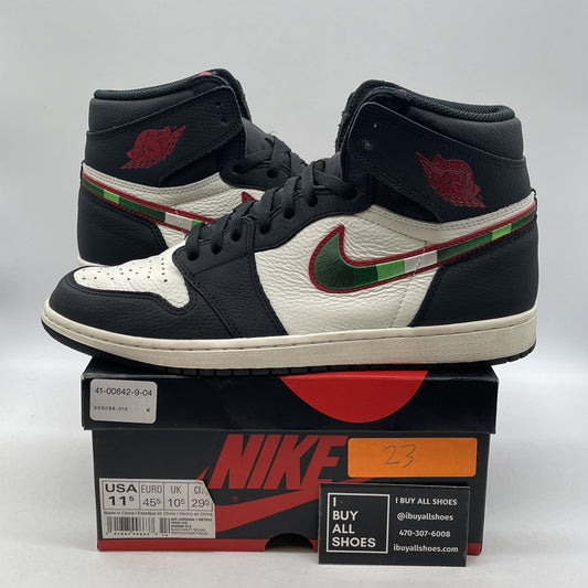 Size 11.5 - Air Jordan 1 Retro OG High A Star Is Born Black White (555088-015)
