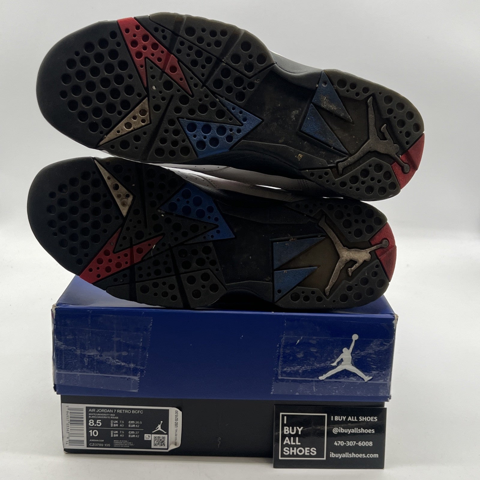 Size 8.5 - Paris Saint-Germain x Air Jordan 7 Retro Paname (CZ0789-105)