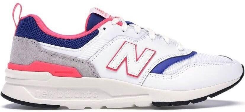 Size 10 - New Balance 997 White Pink Blue (CM997HAJ)