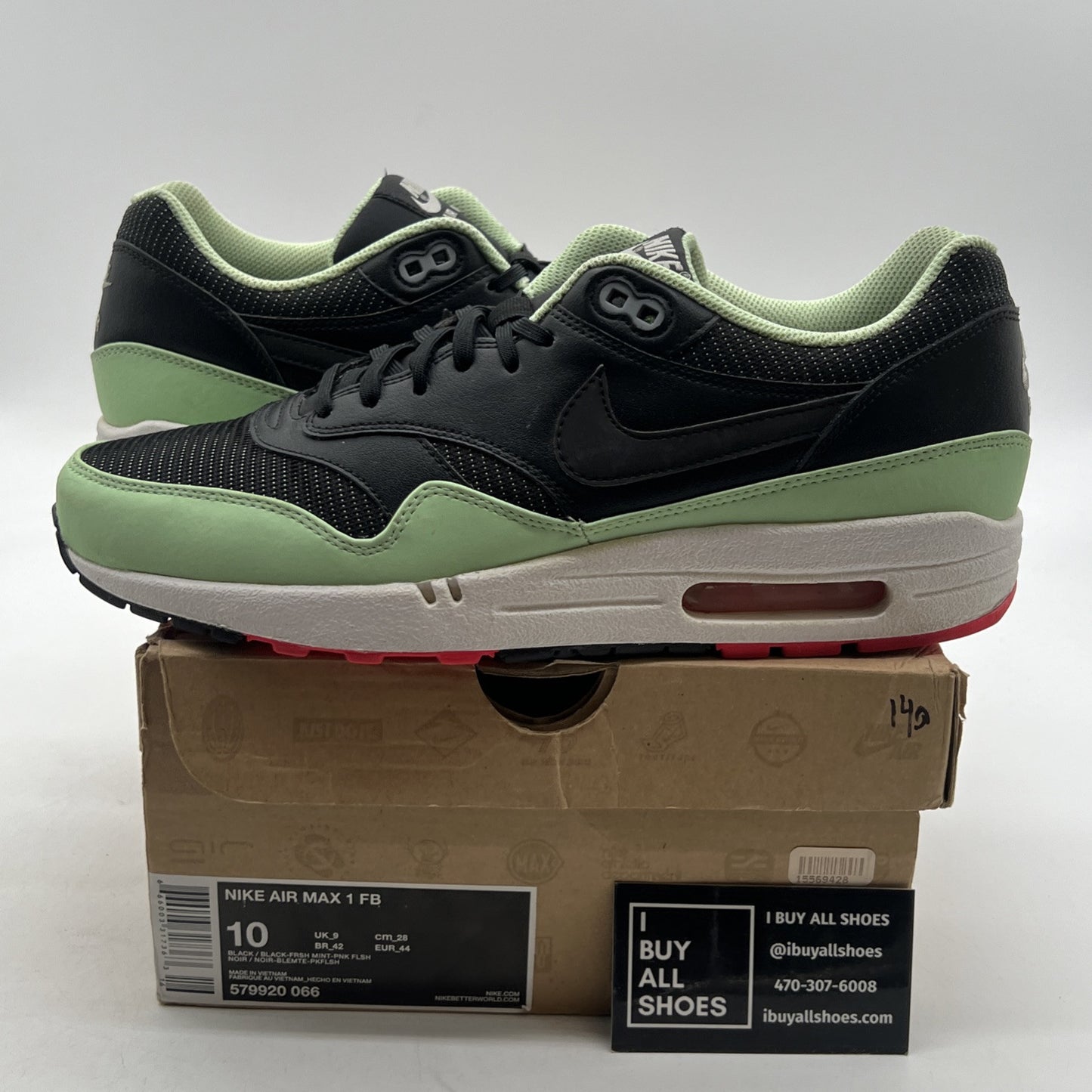 Size 10 - Nike Air Max 1 FB Yeezy (579920-066)