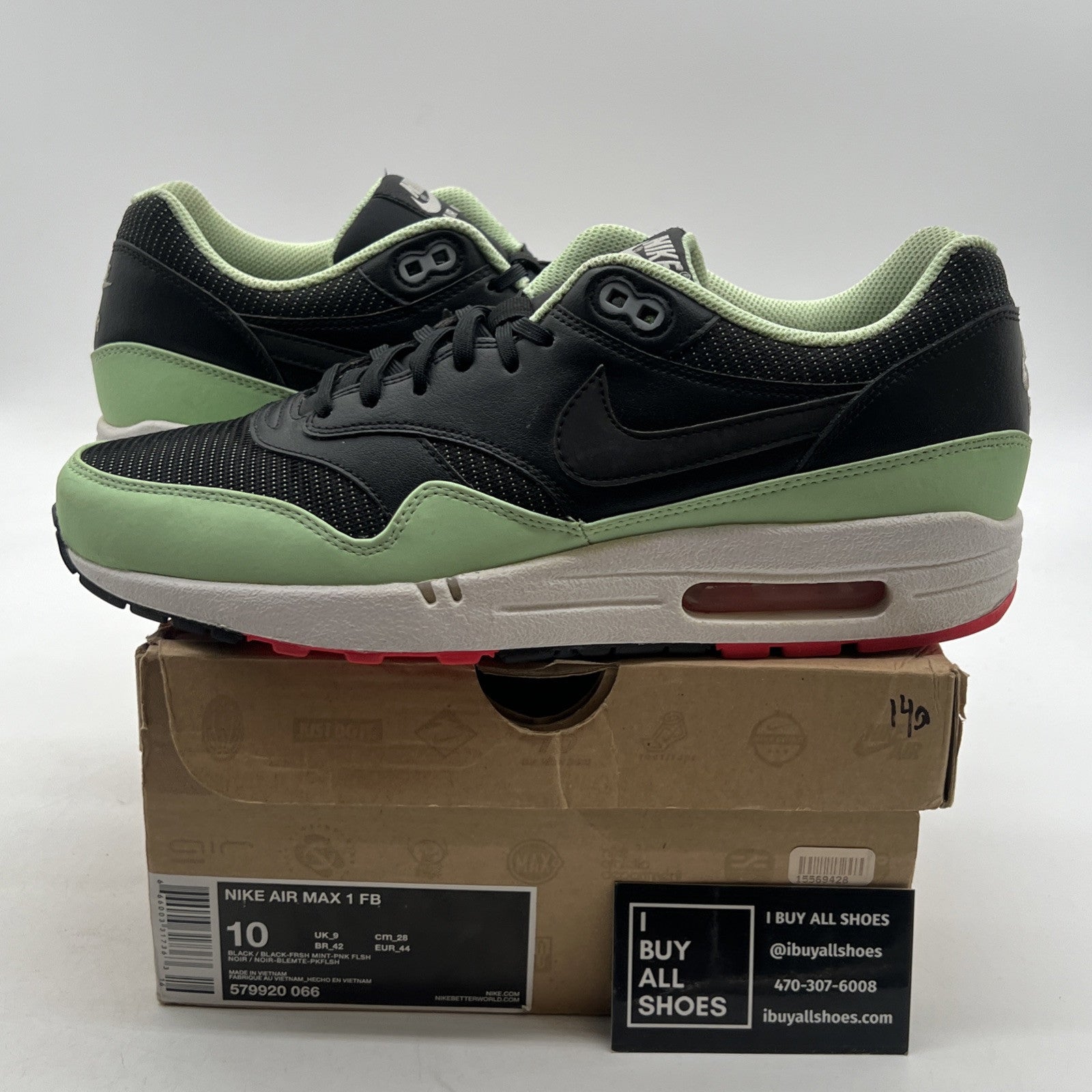 Size 10 - Nike Air Max 1 FB Yeezy (579920-066)