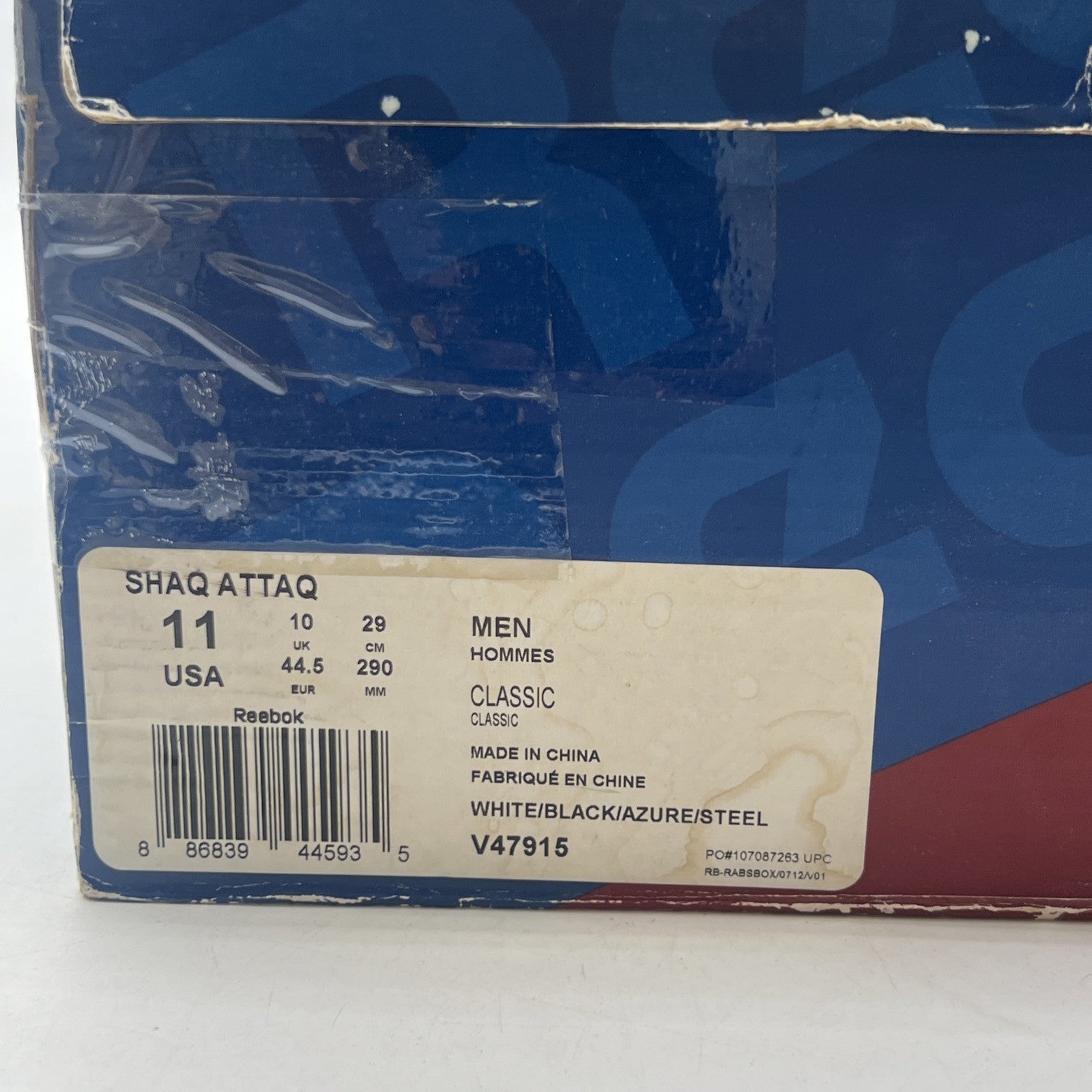 Size 11 - Reebok Shaq Attaq 2013 Orlando Magic (V47915)