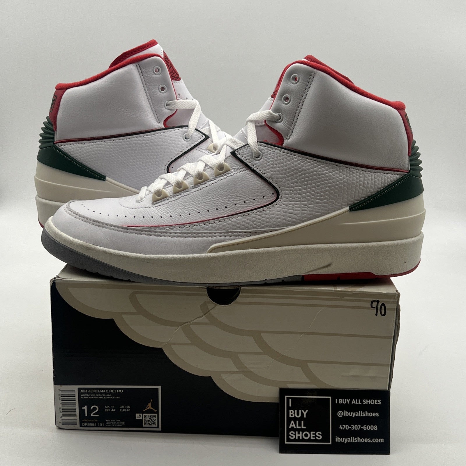 Size 12 - Air Jordan 2 Retro Origins (DR8884-101)