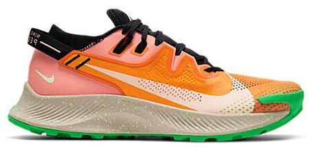 Size 10.5 - Nike Pegasus Trail 2 Bright Mango Pink Green Suede (CK4305-800)