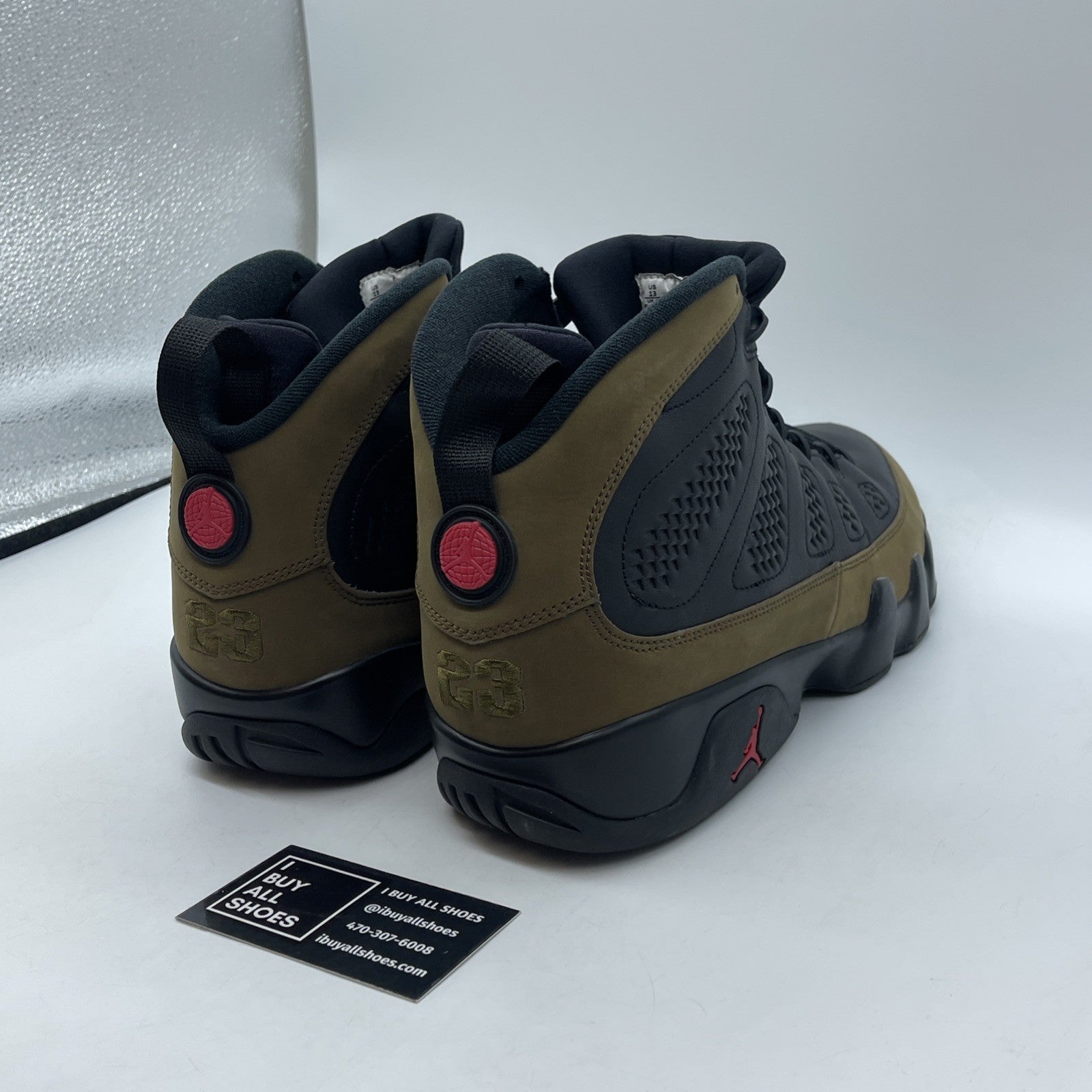 Size 14 - Air Jordan 9 Retro 2024 Olive Black Suede Leather (HV4794-030)