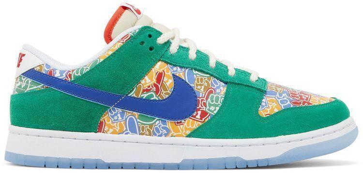 Size 11.5 - Nike Dunk Low Foam Finger Green Suede Lethe (DZ5184-300)