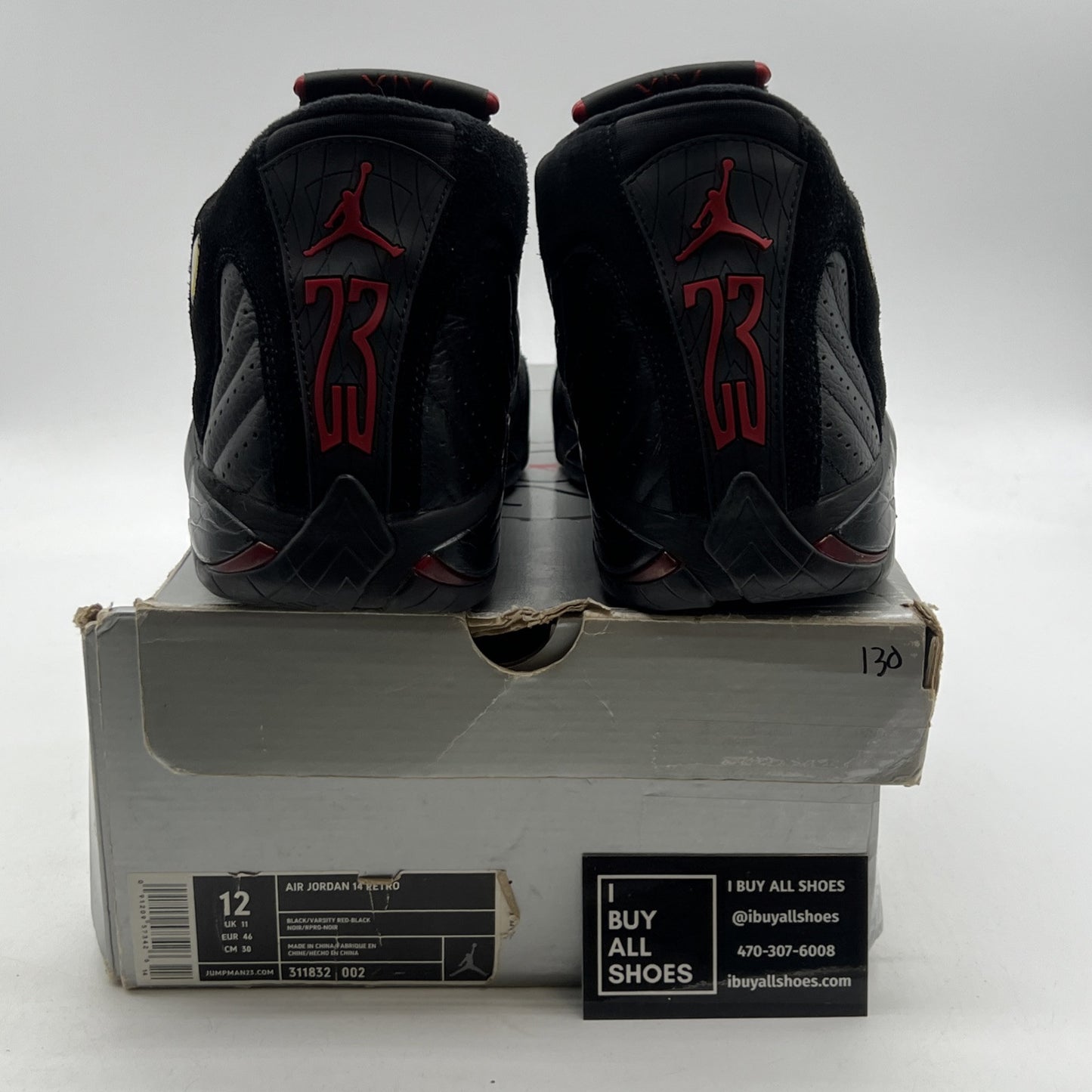 Size 12 - Air Jordan 14 Retro 2005 Last Shot (311832-002)